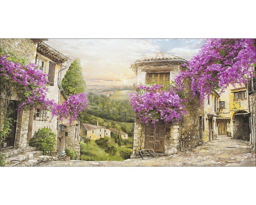 Leinwandbild Colourful Toscana 50x100 cm