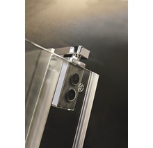 Drehtür für Nische Breuer Europa 1400x2000 mm Anschlag links Echtglas Klar hell alu-chromeffekt-thumb-3
