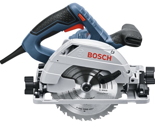 Handkreissäge Bosch Professional GKS 55+ G inkl. 1 x Kreissägeblatt (Standard for Wood speed, 165 x 1,7 x 20 mm, 12 Zähne)-0