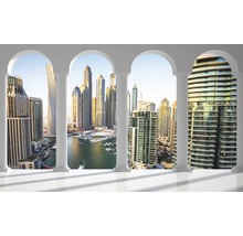 Fototapete Papier Säulen Dubai 254x184 cm-thumb-0