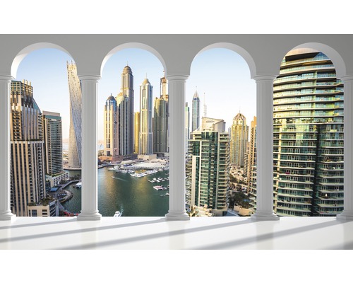 Fototapete Papier Säulen Dubai 254x184 cm-0