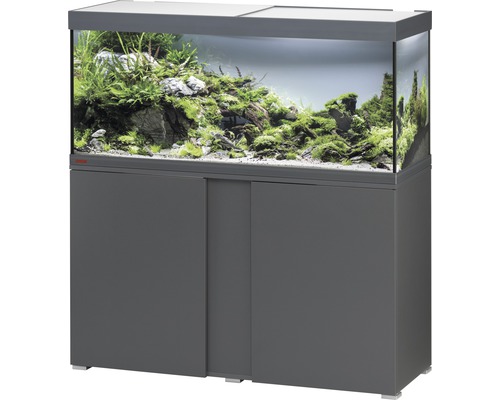 Aquariumkombination EHEIM Vivaline 240 mit LED-Beleuchtung, Heizer, Filter und Unterschrank, anthrazit