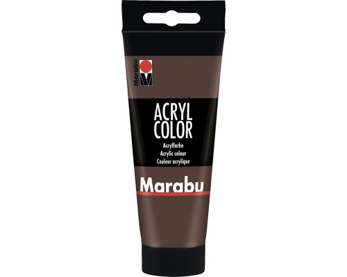 Marabu Künstler- Acrylfarbe Acryl Color 040 mittelbraun 100 ml