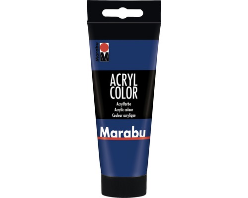 Marabu Künstler- Acrylfarbe Acryl Color 053 dunkelblau 100 ml